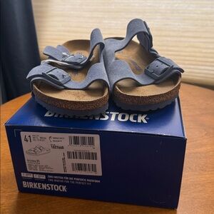 Birkenstock Navy Arizona Sandals